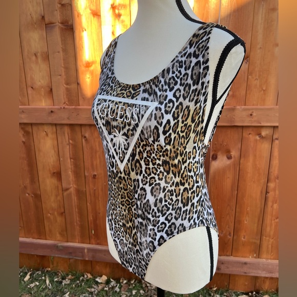 Guess Leopard Print Swimsuit - Picture 3 of 9